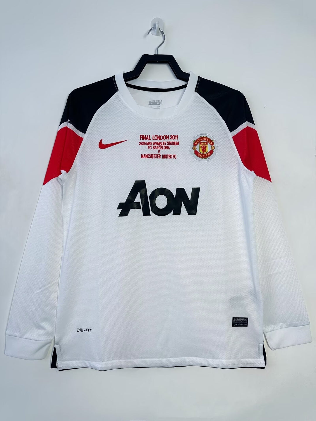 Manchester United 2010/11 Away Retro Shirt - Long Sleeve