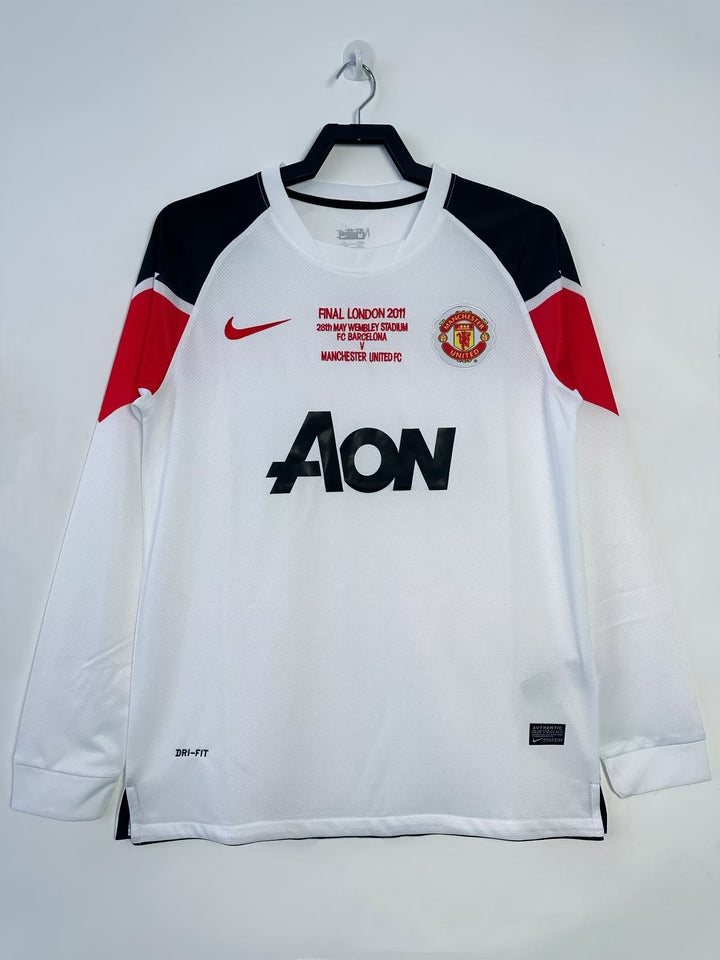 Manchester United 2010/11 Away Retro Shirt - Long Sleeve