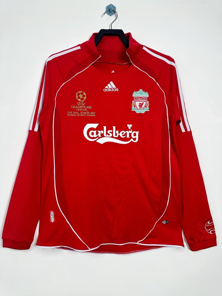 Liverpool 06/08 Home Retro UCL Shirt - Long Sleeve