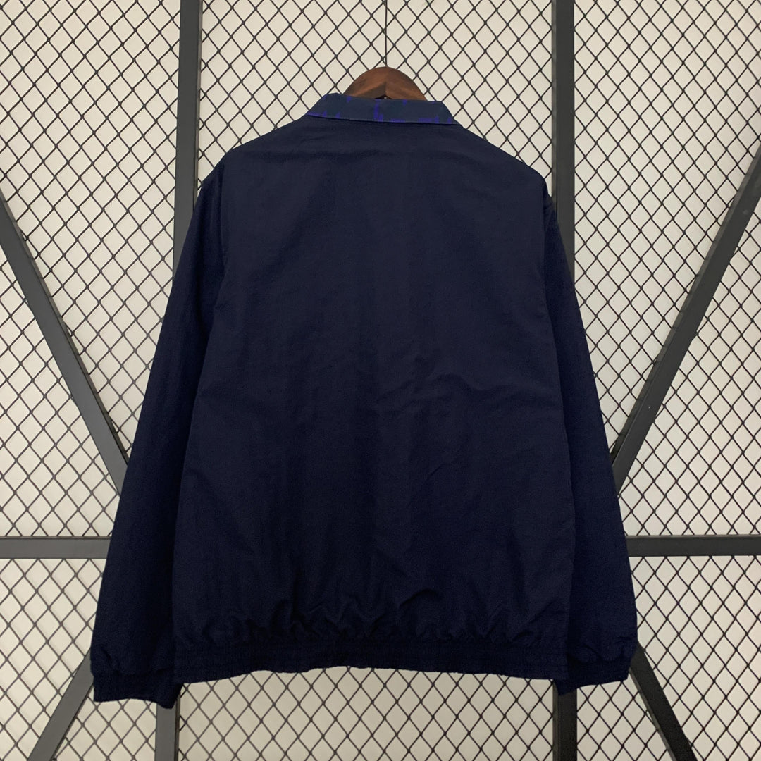 Real Madrid Reversible Windbreaker Jacket - Navy Blue II