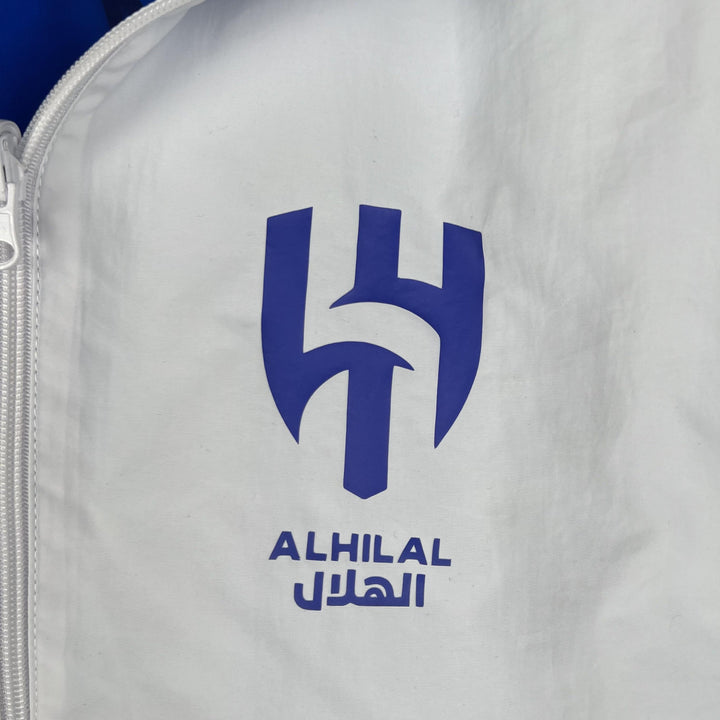 Algeria Reversible Windbreaker Jacket - Blue/White II