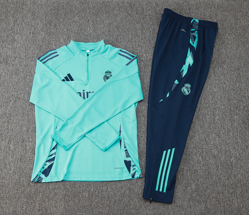 Real Madrid Training Set 2024/25 - Aqua Blue