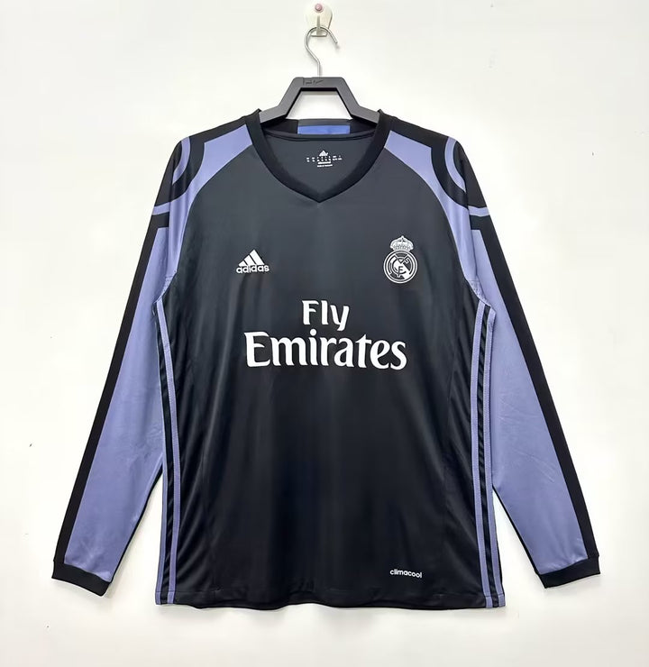 Real Madrid 2015/16 Third Retro Shirt - Long Sleeve