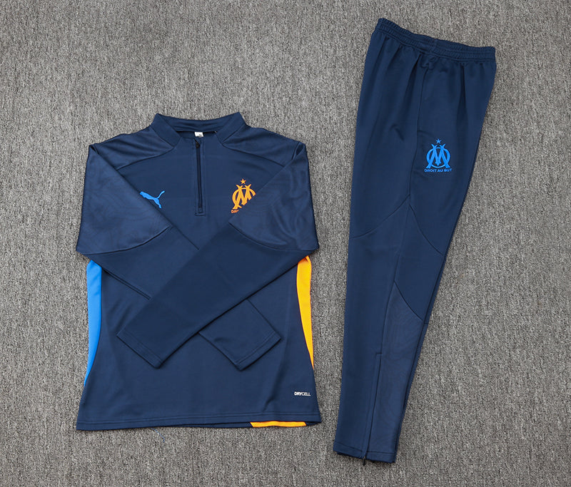 Olympique de Marseille Training Set 2024/25 - Navy Blue