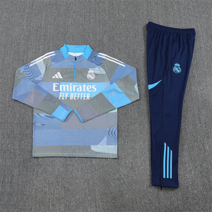 Real Madrid Training Set 2025/26 -  Light Blue