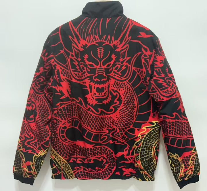 Real Madrid Reversible Windbreaker Jacket - Red/Black