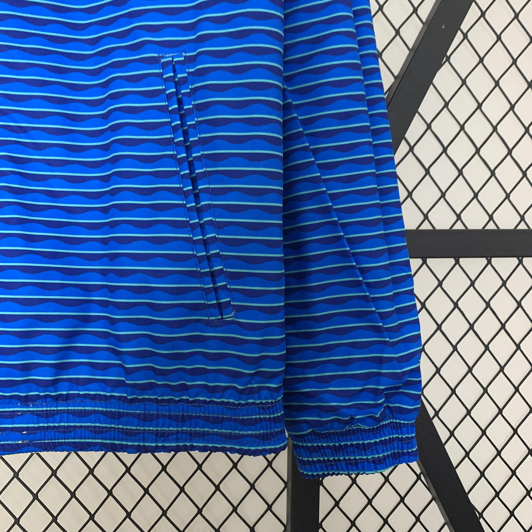 Brazil Reversible Windbreaker Jacket - Yellow/Blue