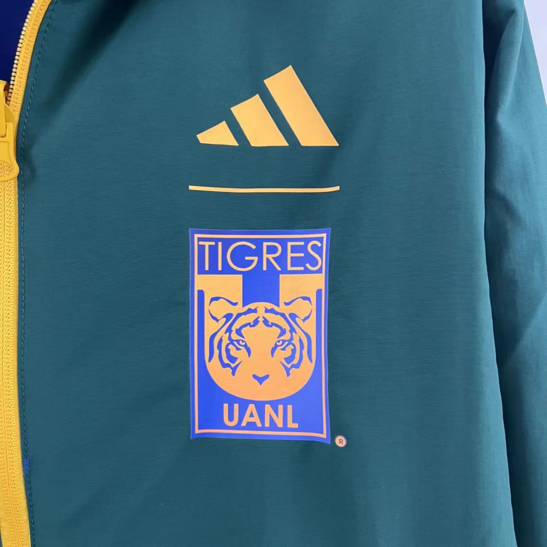 Tigres Reversible Windbreaker Jacket - Green/Blue