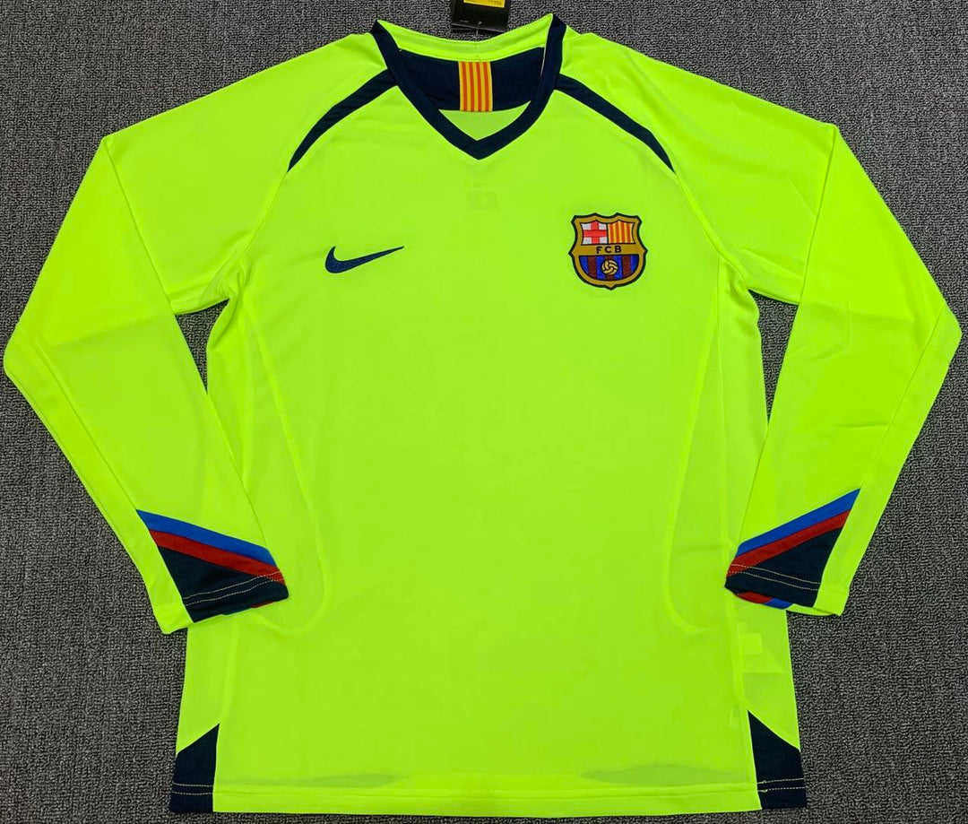 Barcelona 05/06 Away Retro Shirt - Long Sleeve