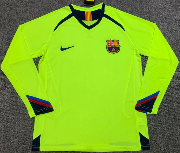 Barcelona 05/06 Away Retro Shirt - Long Sleeve