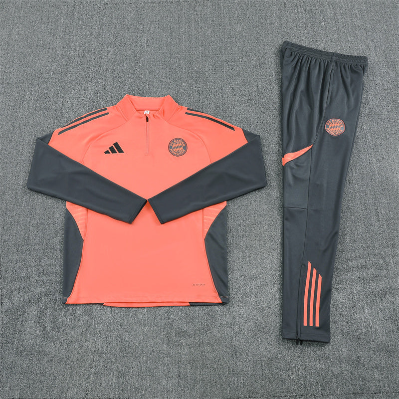Bayern Munich Training Set 2025/26 - Orange Jacket