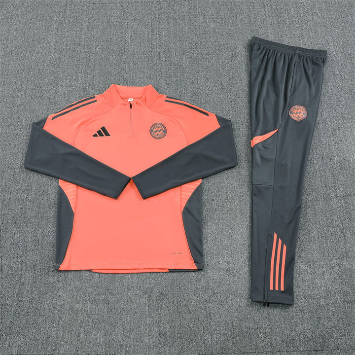 Bayern Munich Training Set 2025/26 - Orange Jacket