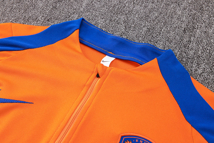 Netherlands 2024/25 Training Jacket - Orange/Blue