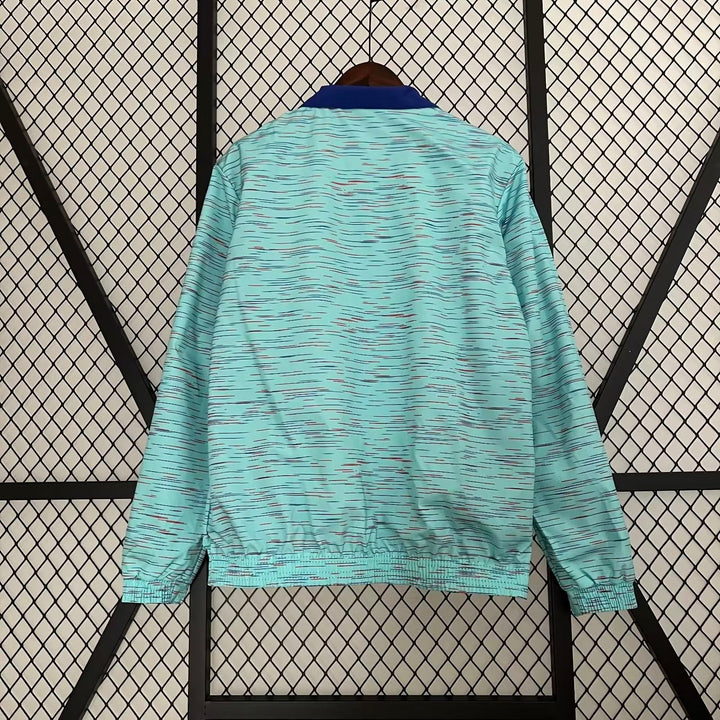 Chelsea Reversible Windbreaker Jacket - Blue/Turquoise