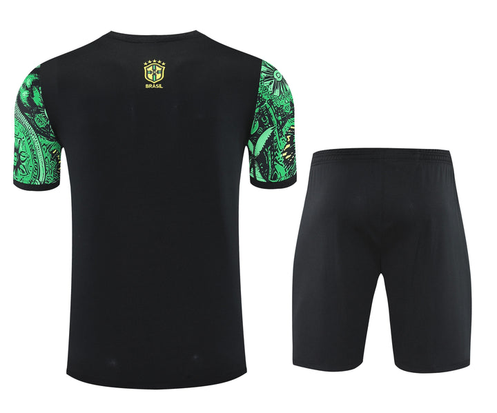 Brazil 2025/26 Training Kit - Black/Green