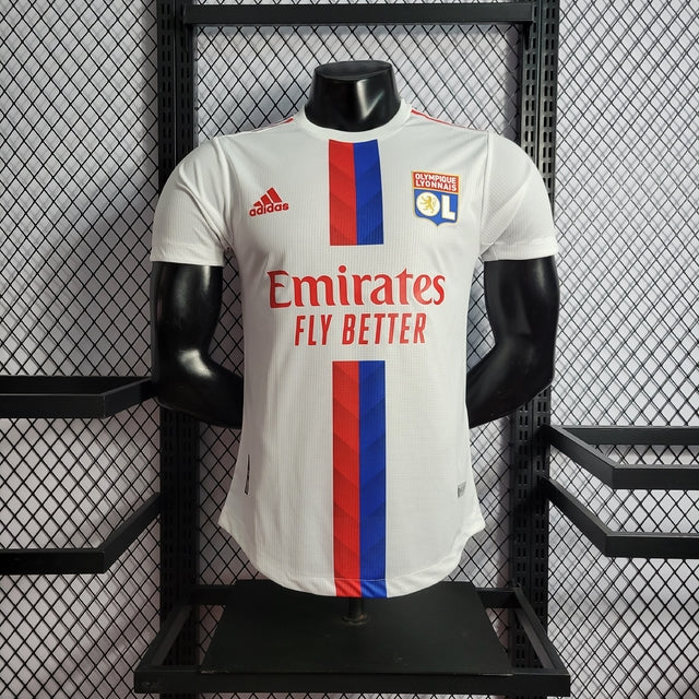 Lyon Home 22/23 Shirt No. Player Version Adidas - White