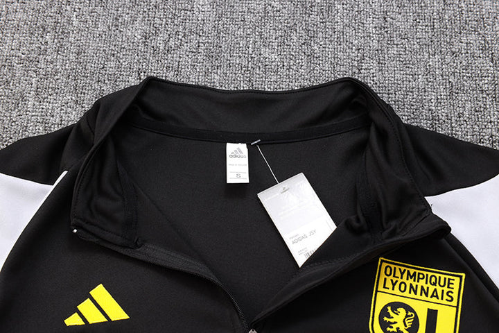 Olympique Lyonnais 2023/24 Training Jacket - Black
