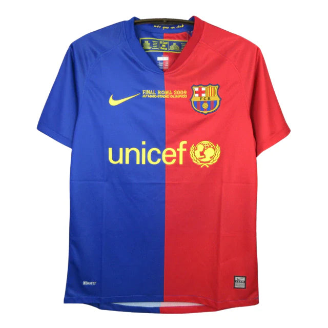 Barcelona 2008/09 Retro Shirt - Messi #10 (+Patches)