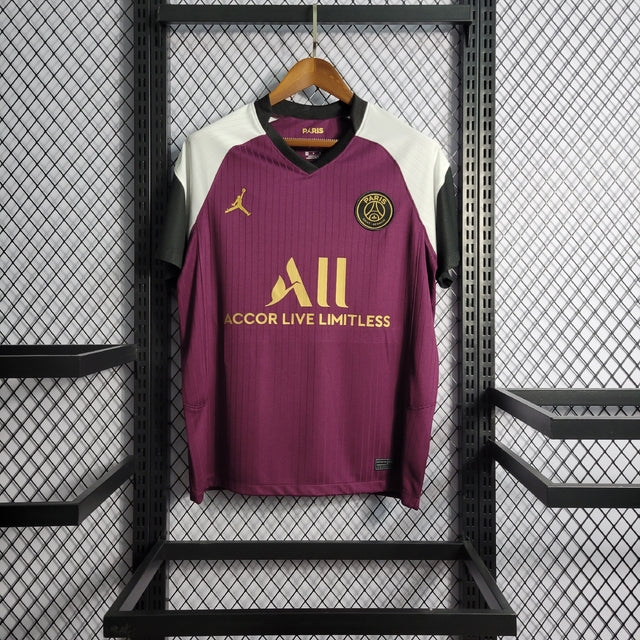 PSG Third 20/21 Shirt No. Nike-Jordan Fan Masculina - Wine