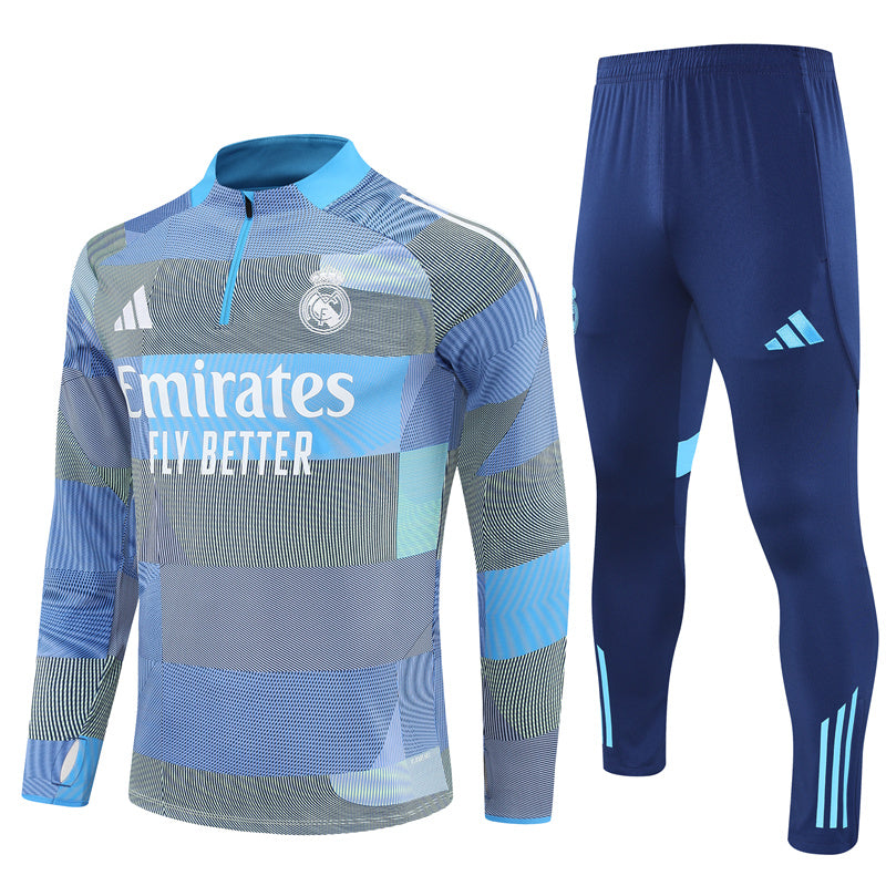 Real Madrid Training Set 2025/26 -  Light Blue