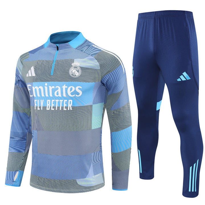 Real Madrid Training Set 2025/26 -  Light Blue