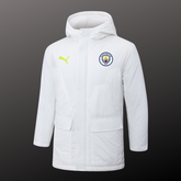 Manchester City White Hooded Winter Jacket I