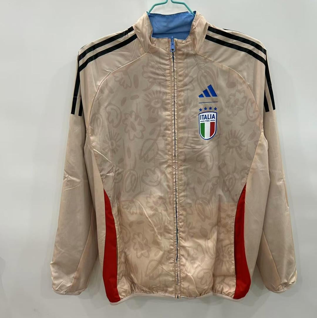 Italy Windbreaker Jacket - Beige