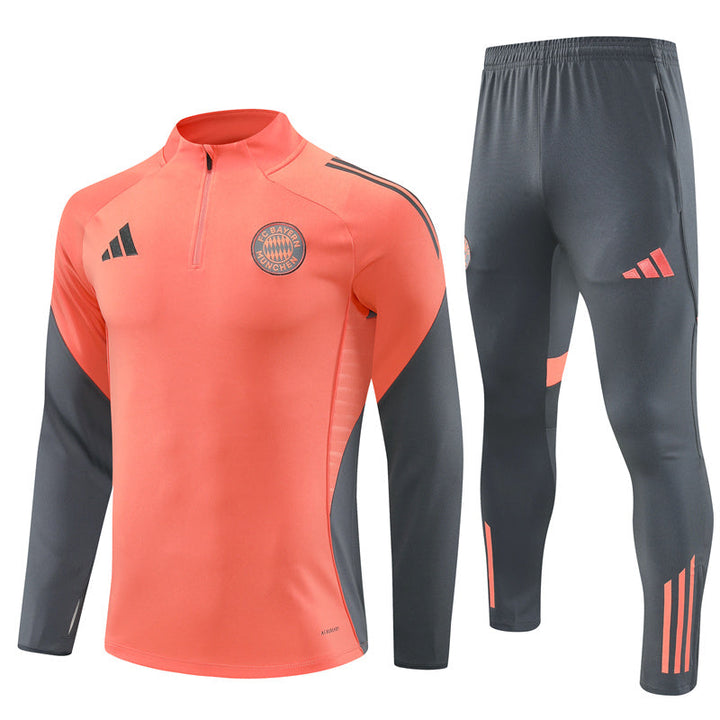 Bayern Munich Training Set 2025/26 - Orange Jacket