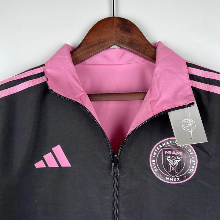 Inter Miami Reversible Windbreaker Jacket - Black/Pink II