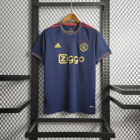 Men's Adidas Ajax Away 22/23 Shirt - Blue