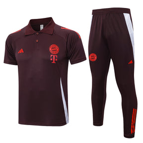 Bayern Munich 2024/25 Polo Set - Wine