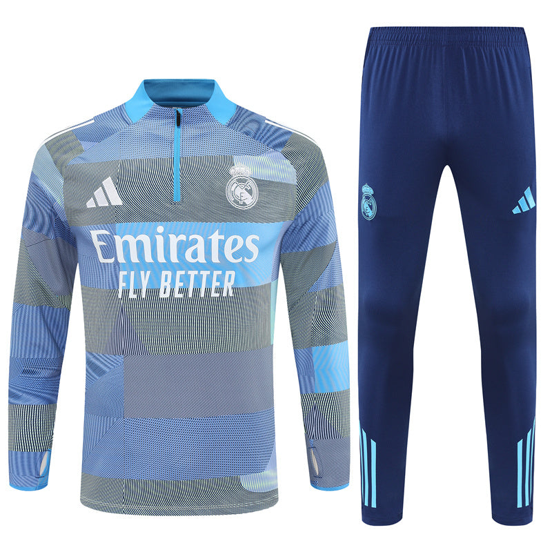 Real Madrid Training Set 2025/26 -  Light Blue
