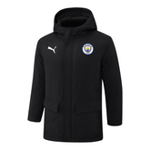 Manchester City Black Hooded Winter Jacket