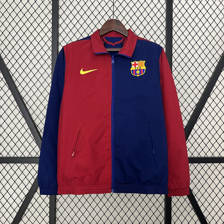 Barcelona Reversible Windbreaker Jacket - Red
