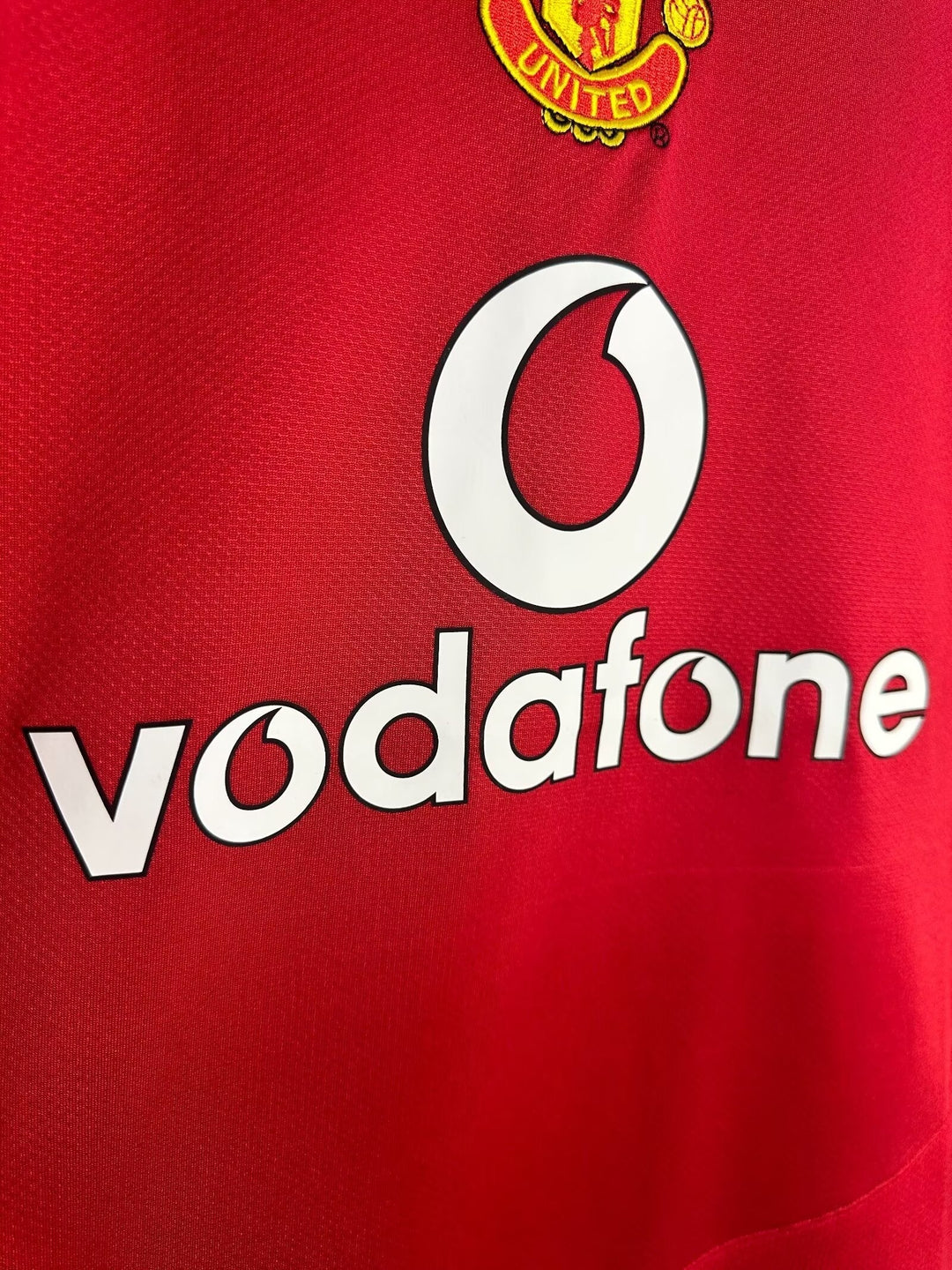 Manchester United 05/06 Home Retro Shirt - Long Sleeve
