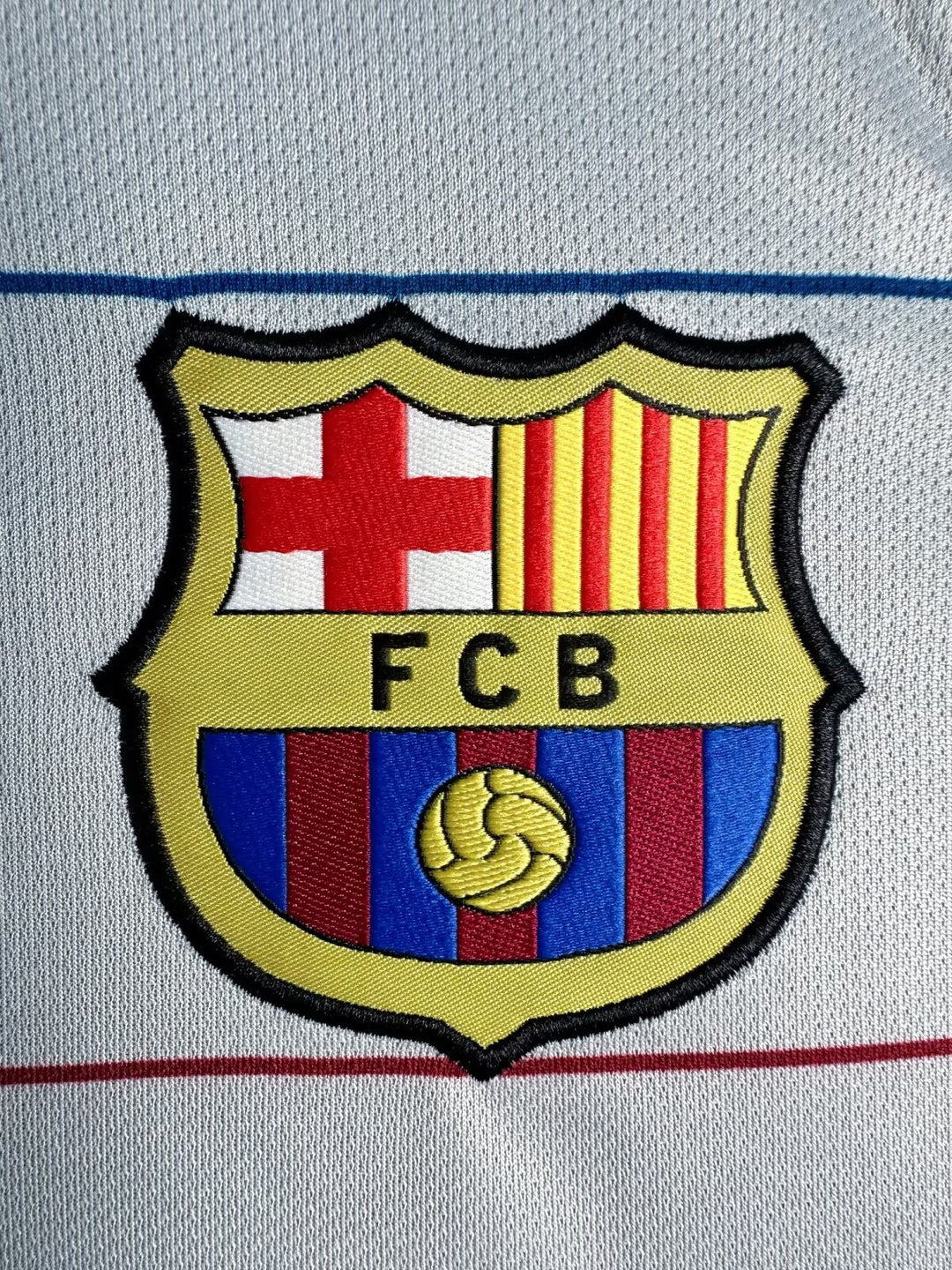 Barcelona 03/04 Away Retro Shirt - Long Sleeve