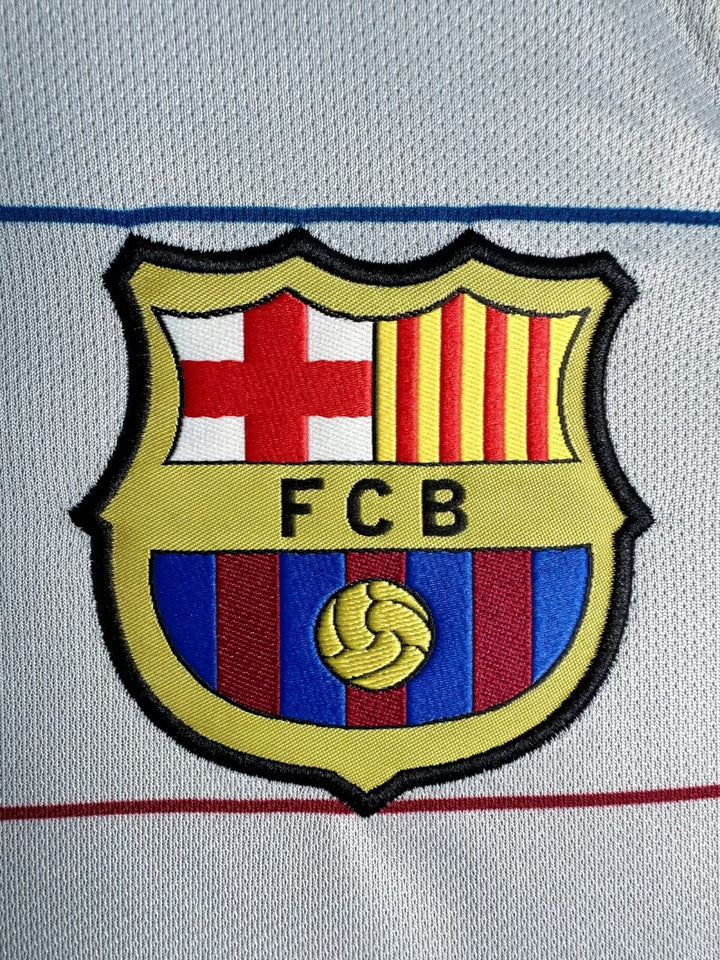 Barcelona 03/04 Away Retro Shirt - Long Sleeve