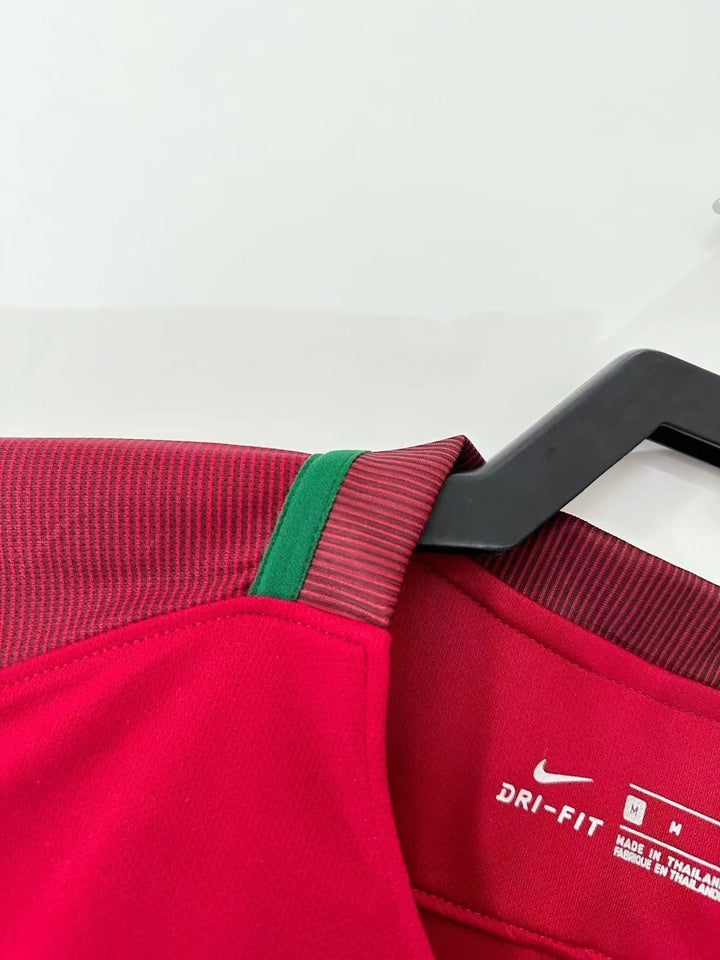 Portugal 2016 Home Retro Shirt - Long Sleeve