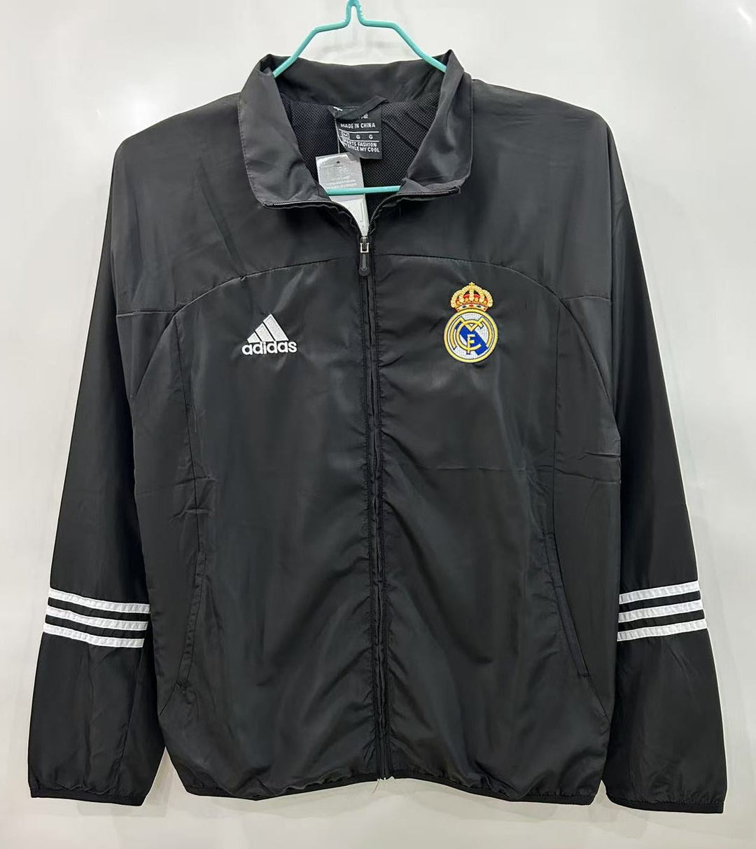Real Madrid 2025/26 Windbreaker Jacket - Black