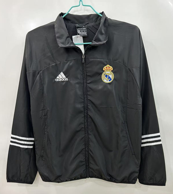 Real Madrid 2025/26 Windbreaker Jacket - Black