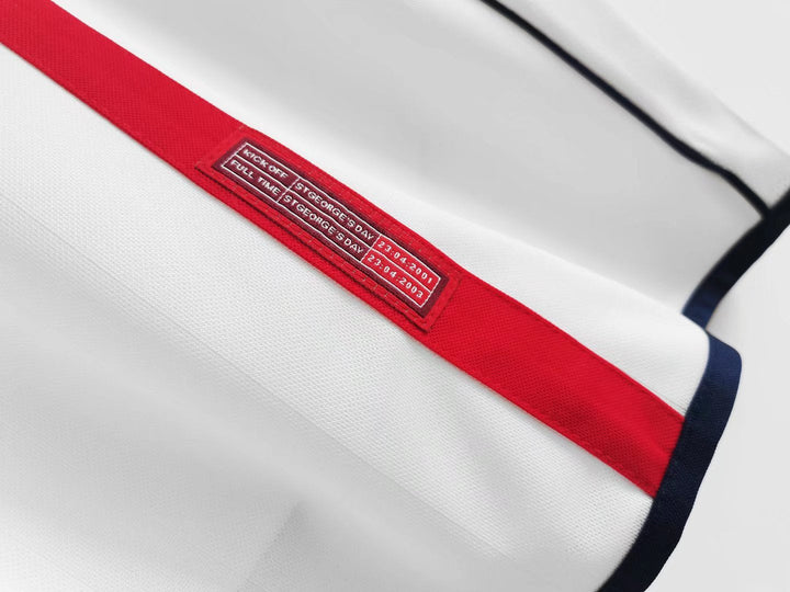 England 2001/03 Home Retro Shirt