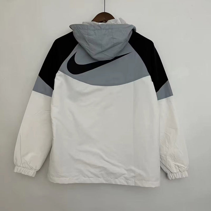 Nike Windbreaker Jacket - White/Gray