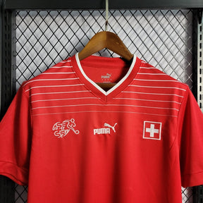 Swiss National Team 22/23 Shirt No. Men's Fan - Red