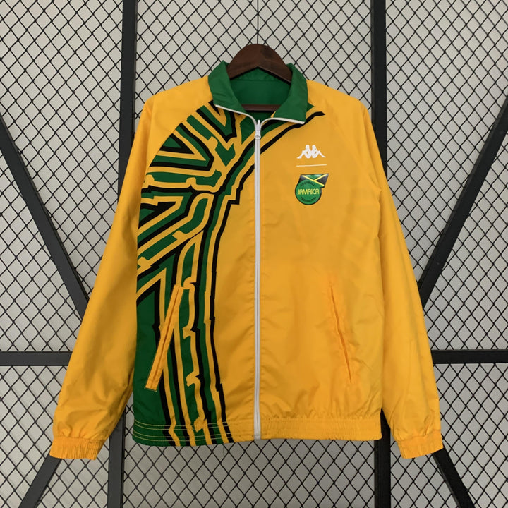 Jamaica Reversible Windbreaker Jacket - Green/Yellow