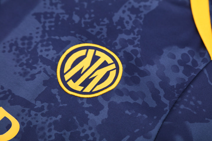 Inter Milan 2025/26 Training Shirt - Navy Blue/Yellow