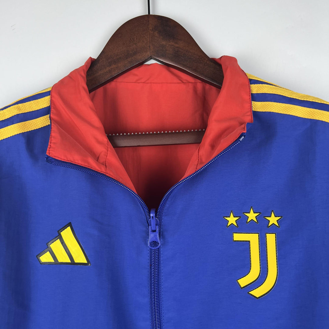 Juventus Reversible Windbreaker Jacket - Blue/Red