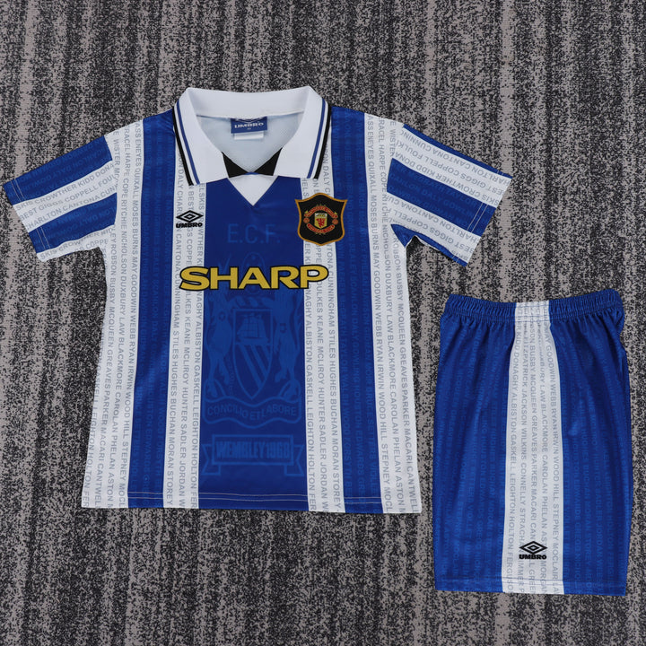 Manchester United 94/95 Children's Third Retro Set