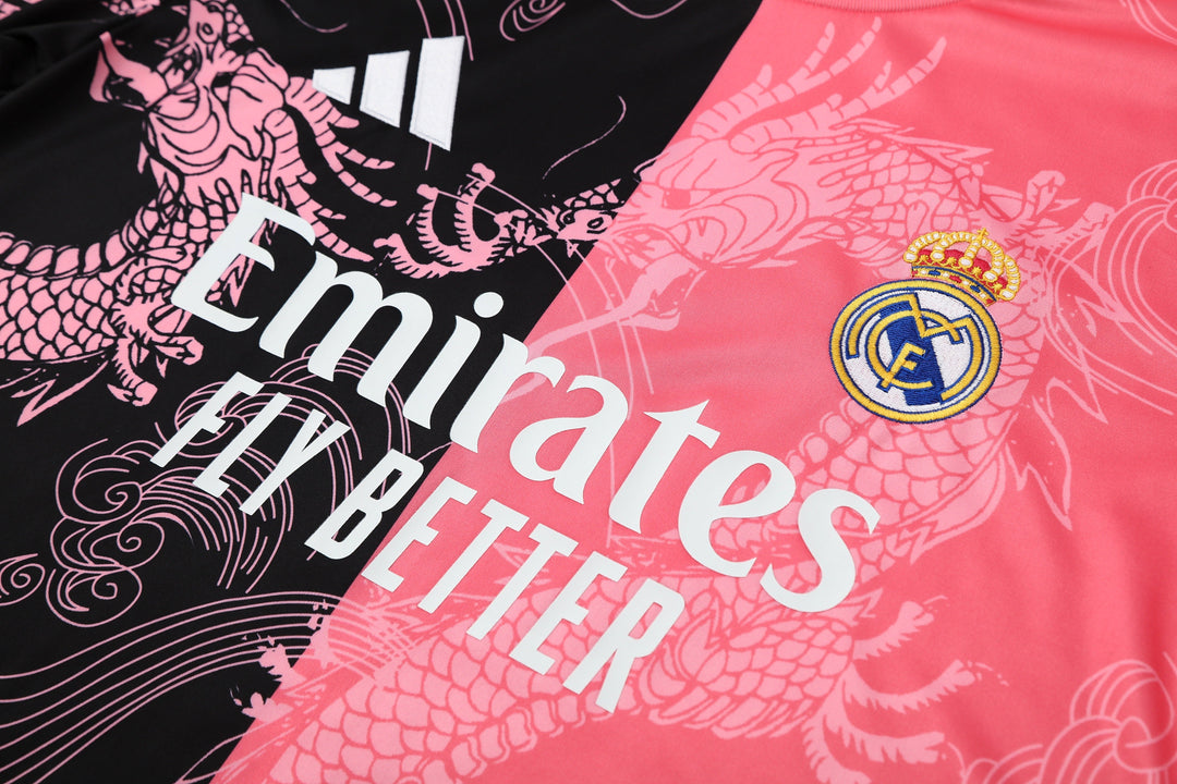 Real Madrid 2025/26 Training Shirt - Black/Pink