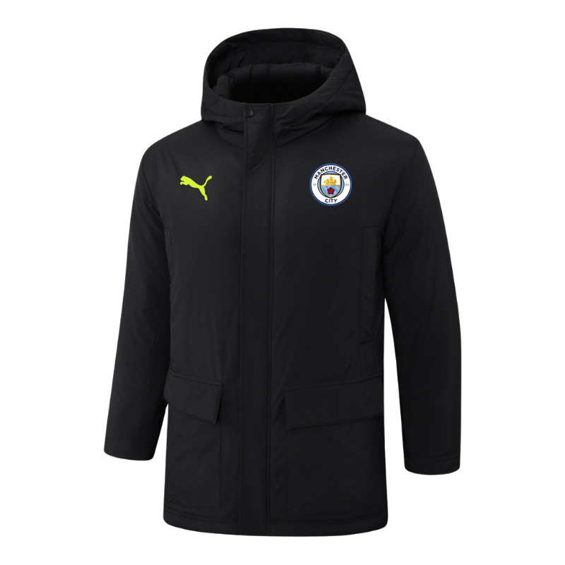 Manchester City Black Hooded Winter Jacket I