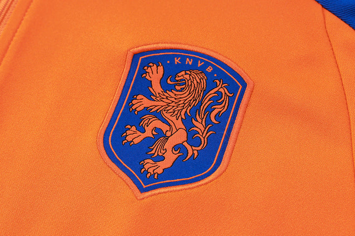 Netherlands 2024/25 Training Jacket - Orange/Blue